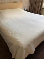 Sprei Home Pique crean tan Vandyck 250x270 cm, Huis en Inrichting, Overige kleuren, Overige typen, Tweepersoons, Ophalen of Verzenden