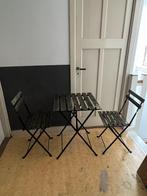 Outdoor coffee table & 2 chairs, Ophalen, Gebruikt