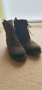 Bruine leren enkellaarsjes met veters (maat 38), Kleding | Dames, Fabrizio Monti, Bruin, Lage of Enkellaarzen, Ophalen of Verzenden