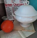 antieke terrine - wit aardewerk - soupiere - Frankrijk, Ophalen