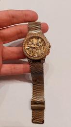 GUESS LEOPARD DAMESHORLOGE, Ophalen of Verzenden, Staal, Guess