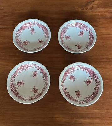 4 Villeroy & Boch Valeria rood kommetjes beschikbaar voor biedingen