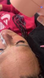Wimperextensions, brow lamiantion, cursussen! Lashlift, Ophalen of Verzenden, Zo goed als nieuw, Ogen