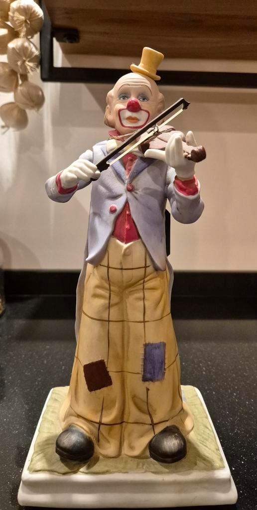 Melody in Motion Clown Viool - Waco 1988, Antiek en Kunst, Kunst | Beelden en Houtsnijwerken, Ophalen of Verzenden