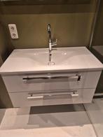 Complete moderne badkamer, Huis en Inrichting, Badkamer | Badkamermeubels, Zo goed als nieuw, Minder dan 100 cm, Wastafelkast