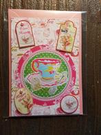 Kaartje verjaardag kopje thee, Ophalen of Verzenden, Nieuw, Overige thema's