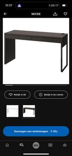 Ikea Micke Bureau Zwart - Nieuw in Verpakking!, Ophalen, Nieuw, Bureau