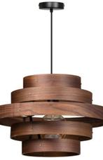Dutch design lamp/  black walnut hanglamp, Ophalen, Zo goed als nieuw, Metaal, Minder dan 50 cm