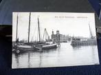 Amsterdam. Kop van de Handelskade met Mastbokkraan ca. 1916, Ophalen of Verzenden, Voor 1920, Gelopen, Noord-Holland