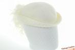 Vintage Dames cocktail hoed Canda ivoorwit sisal voile 56-57, Kleding | Dames, Hoeden en Petten, 56 of 57 cm (M, 7 of 7⅛ inch)