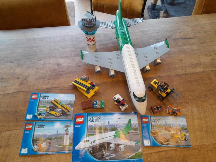 Lego city 60022 vrachtterminal/vrachtvliegtuig, Kinderen en Baby's, Speelgoed | Bouwstenen, Gebruikt, Ophalen of Verzenden