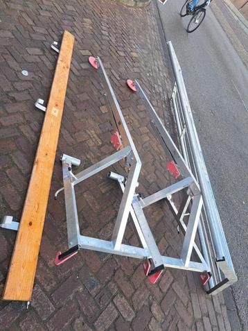 Zgsn rss set dakrandbeveiliging steiger beschikbaar voor biedingen