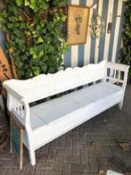 Brocante klepbank/klepbank/tuinbank/bank, Antiek en Kunst, Curiosa en Brocante, Ophalen of Verzenden