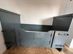 Mooi peuterbed grijs, Kinderen en Baby's, Kinderkamer | Bedden, 70 tot 85 cm, Zo goed als nieuw, Matras, 140 tot 160 cm