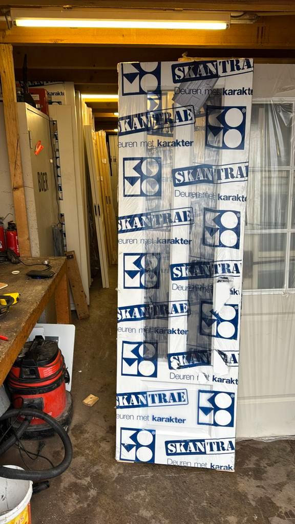 2x opdek paneeldeur 63x211.5 cm sks 1208 linkshang nr 625, Doe-het-zelf en Verbouw, Deuren en Horren, Nieuw, Binnendeur, 200 tot 215 cm