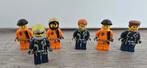 6 Lego Agent Minifiguren poppetjes poppetje, Ophalen of Verzenden, Gebruikt, Losse stenen, Lego