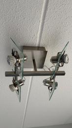 plafond lamp met 4 led spots, Ophalen, Led-lamp, Minder dan 30 watt, Zo goed als nieuw