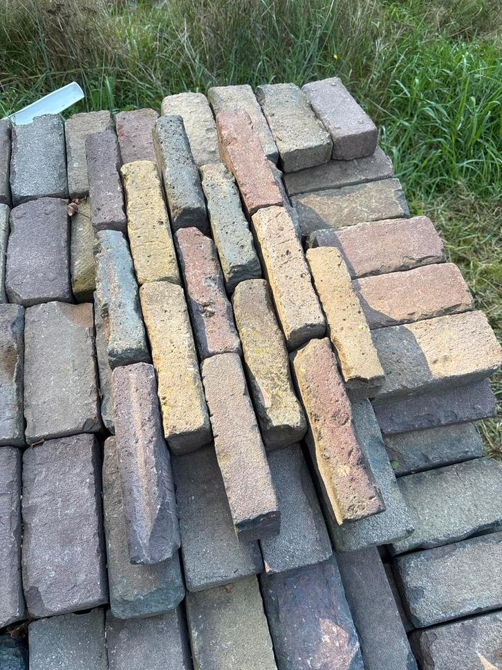 Oud Gebakken Waaltjes - 22m2, Tuin en Terras, Tegels en Klinkers, Gebruikt, Klinkers, Overige materialen, 10 m² of meer, Ophalen