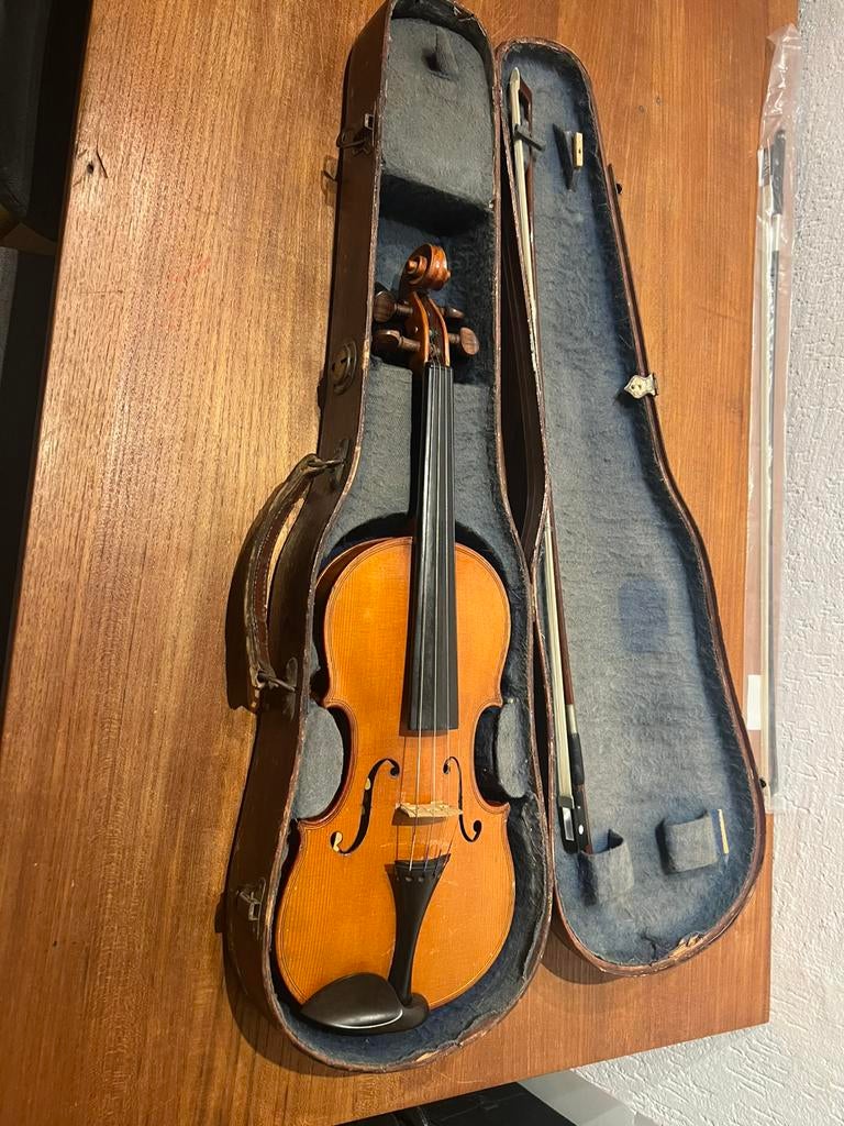 Viool Stradivarius model 3/4 lees omschrijving, Muziek en Instrumenten, Strijkinstrumenten | Violen en Altviolen, Gebruikt, 3/4-viool