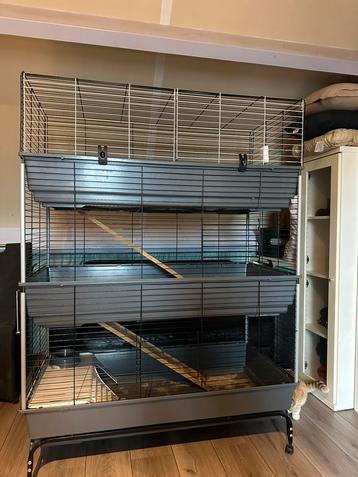 Knaagdieren kooi 3 verdiepingen op wielen, GROOT! beschikbaar voor biedingen