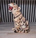 Luipaard beeld van Italiaans keramiek, Ophalen of Verzenden, Zo goed als nieuw, Dier