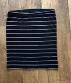 Gestreepte kokerrok, Verzenden, Zwart, Zo goed als nieuw, Maat 36 (S)
