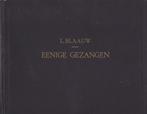 L.BLAAUW - EENIGE GEZANGEN, Ophalen of Verzenden, Gebruikt, Religie en Gospel