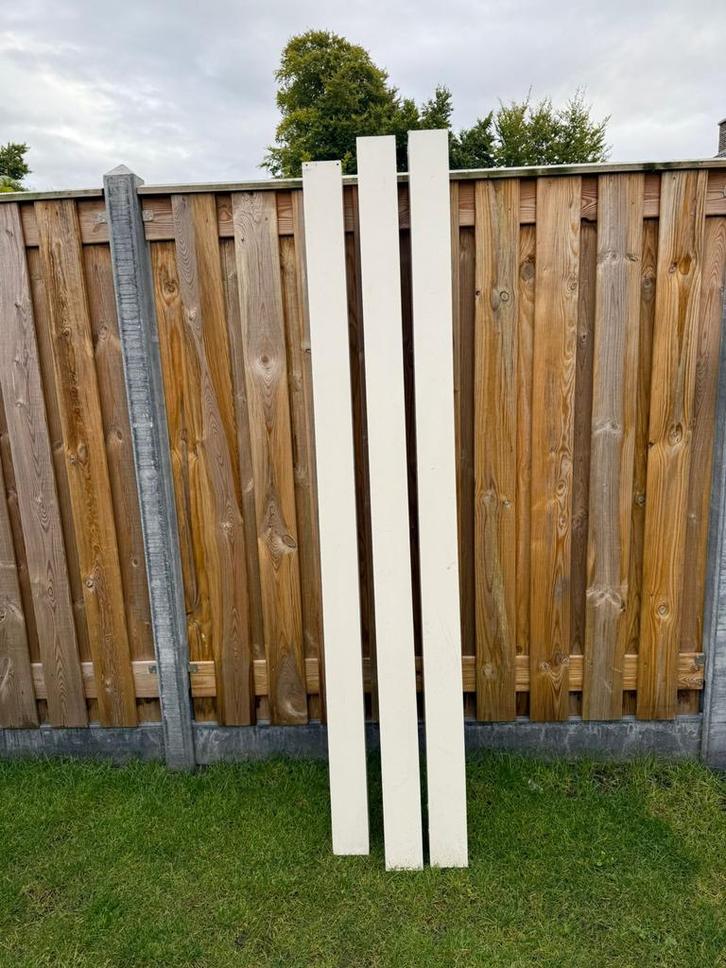 Aluminium Staanders Overkapping - 3 stuks, Doe-het-zelf en Verbouw, Hout en Planken, Gebruikt, Balk, Overige houtsoorten, 200 tot 250 cm