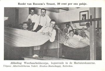 Afdeeling Weerbaarheidscorps, Logeerende in de Marinierskaze beschikbaar voor biedingen