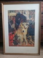 Willem Janssen - Hond, 50x38 cm, Ophalen of Verzenden