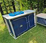 CAMPINGKEUKENMEUBEL Line-Camp 116 x 82 x 52, Ophalen of Verzenden, Zo goed als nieuw, Campingtafel