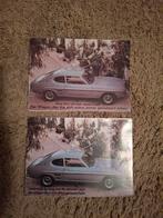 2x autofolder Ford Capri mk1, Verzenden, Zo goed als nieuw, Ford