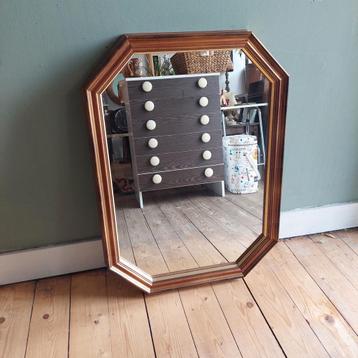 Lucky Vintage grote vintage chic gouden spiegel beschikbaar voor biedingen