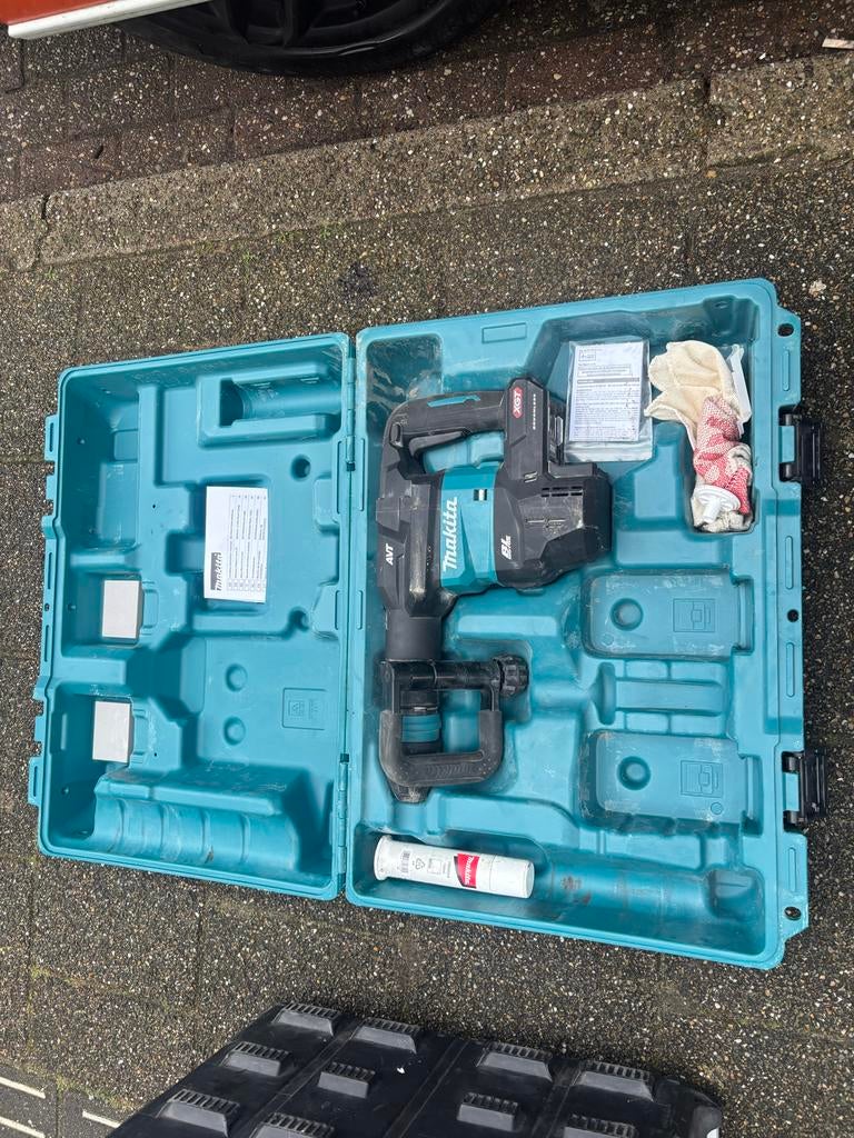 Makita HM001GZ04 Breekhamer 40V opbergkist, Ophalen of Verzenden, Gebruikt