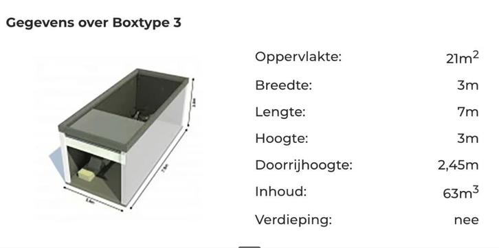 Luxe/veilige garagebox (21 m²) Nijmegen - Tijdelijk Korting, Hobby en Vrije tijd, Overige Hobby en Vrije tijd, Nieuw, Ophalen