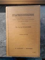 Staathuishoudkunde Spaander, 4e druk 1926, Ophalen of Verzenden, Mr. Dr. M. Spaander