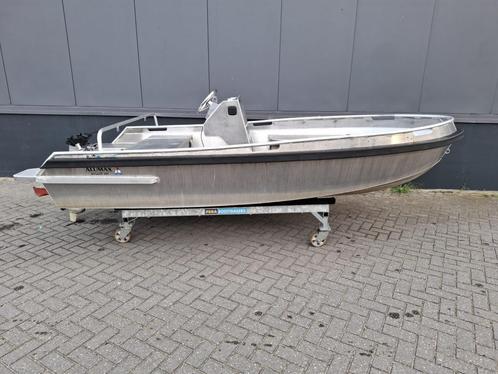 Alumax Bullit 400E (bj 2020), Watersport en Boten, Vis- en Consoleboten, Gebruikt, 3 tot 6 meter, Elektrisch, Aluminium