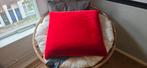 70x70 groot ikea fluwelen kussen, Ophalen, Zo goed als nieuw, Rood, Vierkant