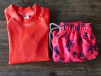 Zwembroek en UV-werend t-shirt maat 98/104, Gebruikt, Maat 98, UV-zwemkleding, Ophalen of Verzenden