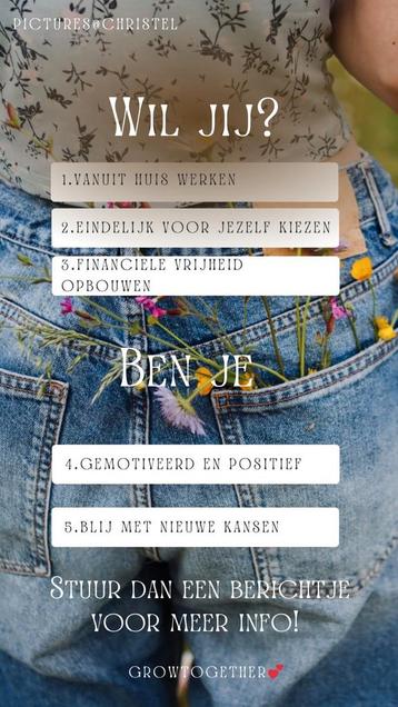 Vanuit huis werken beschikbaar voor biedingen