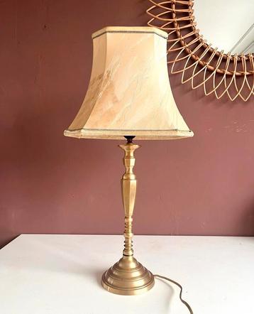 Vintage messing tafellamp beschikbaar voor biedingen