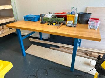 Werkbank / Werktafel voor Werkplaats beschikbaar voor biedingen