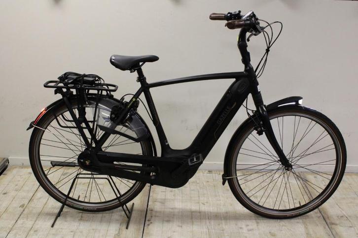 Gazelle Grenoble C8 HMB Heren Mat Zwart 57cm 2023, Fietsen en Brommers, Elektrische fietsen, Gebruikt, Gazelle, 55 tot 59 cm