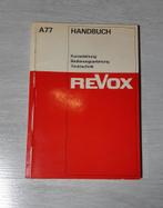 Vintage Revox A77 Manual Reel to Reel Tape Player in Duits, Verzenden, Gelezen, Overige onderwerpen