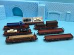 Marklin platte bakwagens 7 stuks met belading       ZGAN!!!!, Ophalen, Wisselstroom, Wagon, Zo goed als nieuw