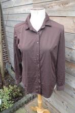 Blouse bruin Vera Jo mt L travelstof Vaste prijs, Kleding | Dames, Bruin, Vera Jo, Maat 42/44 (L), Ophalen of Verzenden