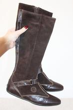 Prachtige Suede Olivier Strelli Laarzen -s6 (Maat 38) € 40,-, Hoge laarzen, Olivier Strelli, Bruin, Ophalen of Verzenden