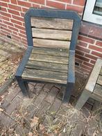 sier stoel en tafeltje zie foto, Tuin en Terras, Ophalen, Gebruikt