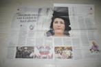 "Zangeres Zonder Naam" krantenknipsels jaren 2014, 16 en 17, Verzamelen, Ophalen of Verzenden, Gebruikt, Boek, Tijdschrift of Artikel