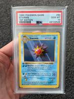 Pokémon PSA 10 1st edition Starmie #64 Base set, Ophalen of Verzenden, Zo goed als nieuw, Losse kaart, Foil